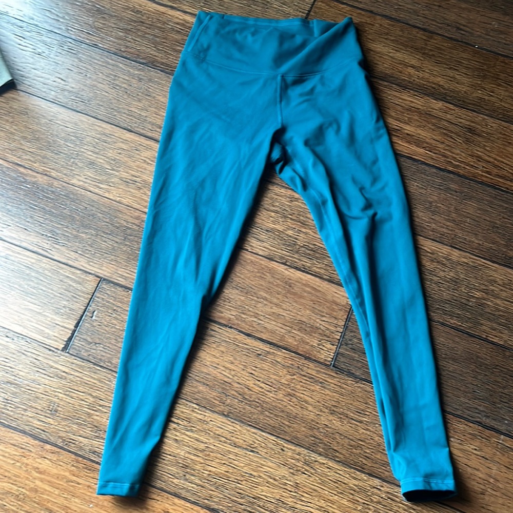 Turquoise Fabletics Power Hold leggings size small